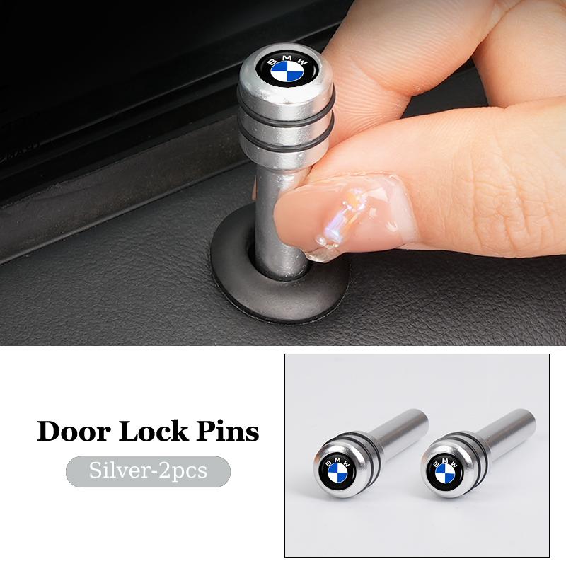 2025 Hot 2Pcs/4Pcs Car Safe Door Latch Lock Knob Pull Security Pins For BMW X3 X5 M5 M3 E46 E90 E60 F10 E39 F30 E36 G30 E87 E70