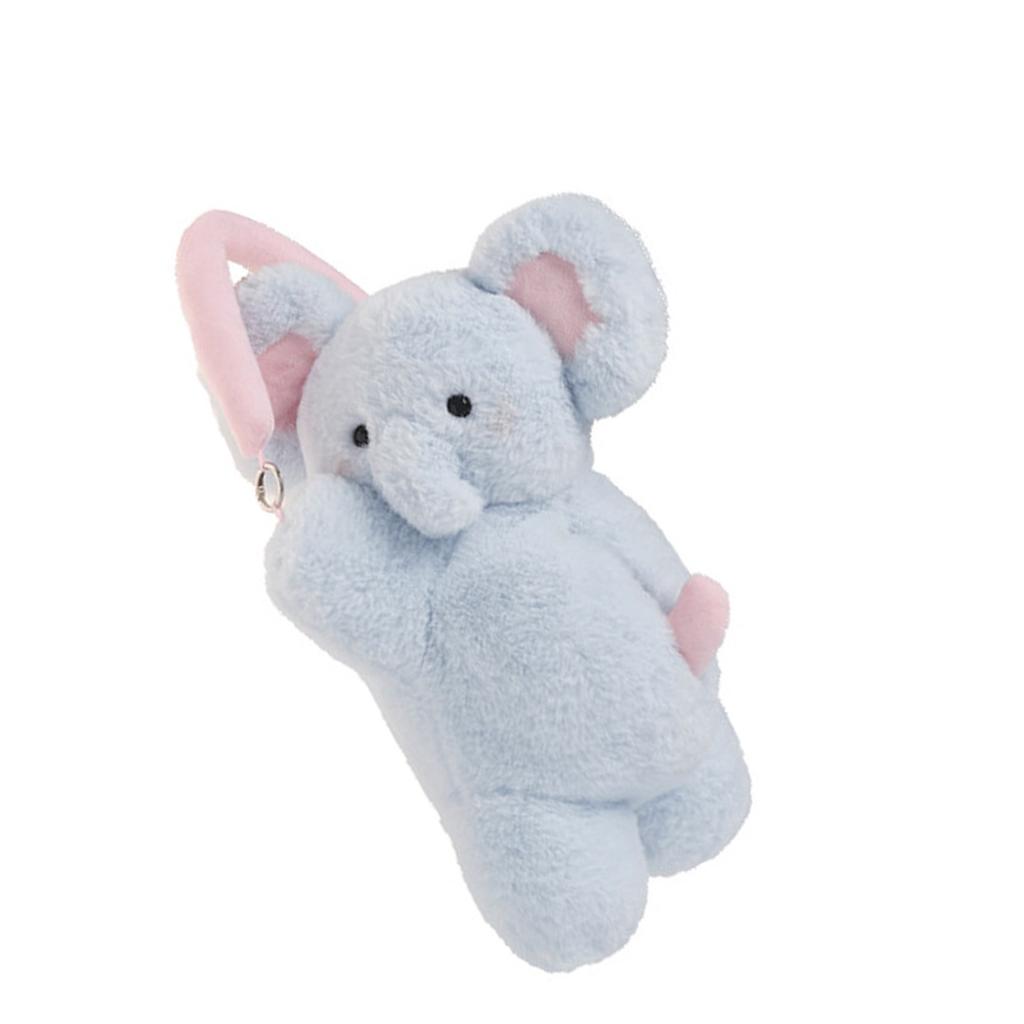 Lovely Animal Shaped Car Tissue Dispenser Paper Towel Holder with Hanging Strap Storage Bag For Home And Travel