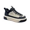 High-top board shoes New spring and autumn color matching trendy shoes Platform comfortable casual shoes qs
