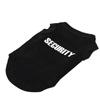 Security Dog Vest Summer Dog Clothes XS-L Black Pet Puppy T Shirts For Small Dogs Chihuahua Yorkie Pug Cat Vest Costume