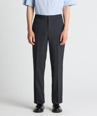 STCO [360-Degree Comfort Elastic Waist] Twill Stretch Pants Grey (Wide Fit)_Spavb15Wsg