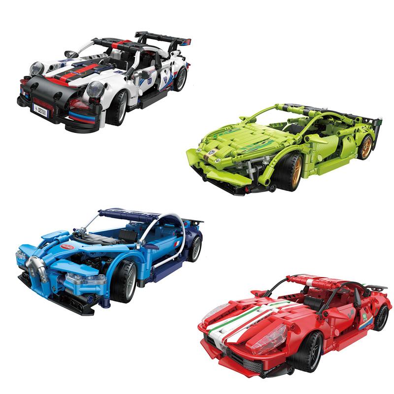 

Радиоуправляемый конструктор автомобилей Lamborghini Pors Bugattis Super Sport Car Toy для подарка