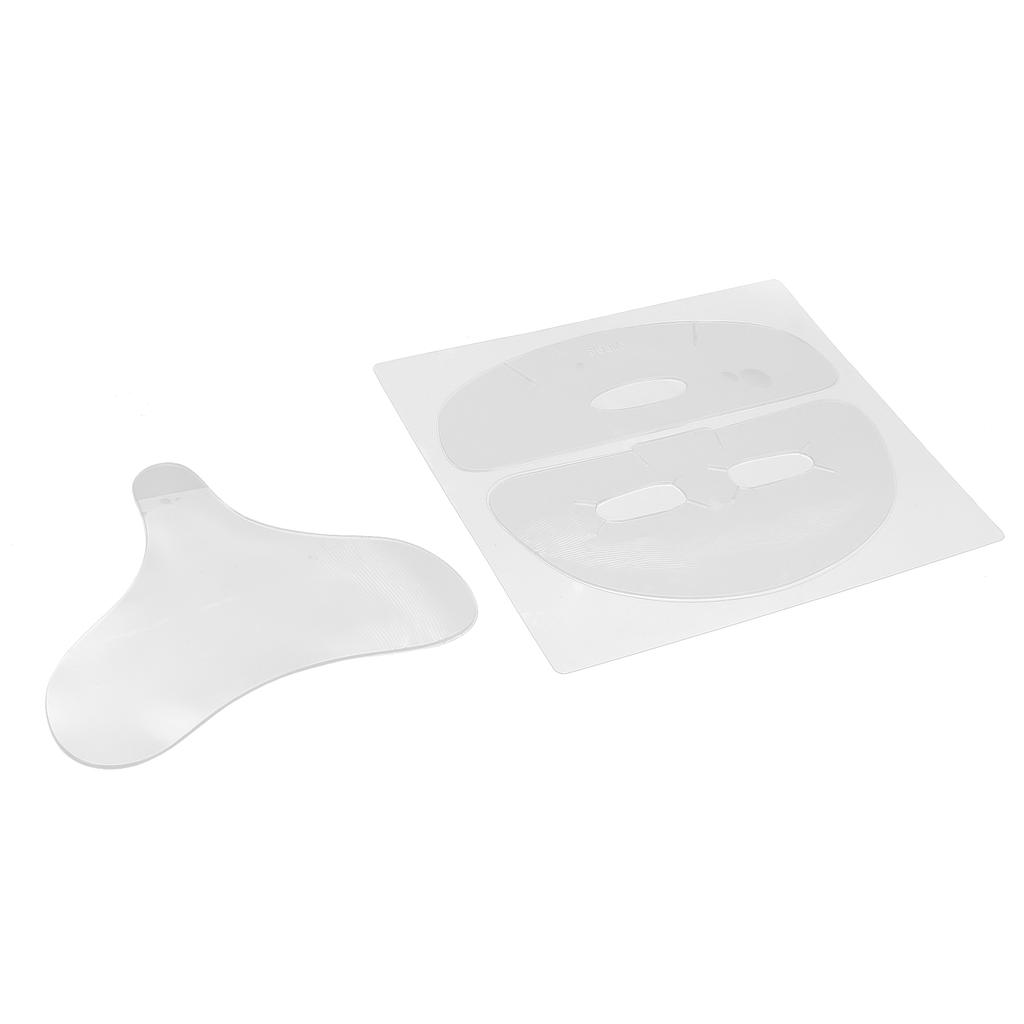 Facial Chest Pad Set AntiWrinkle Remove Fine Lines Reusable Silicone Patches for Face Chest