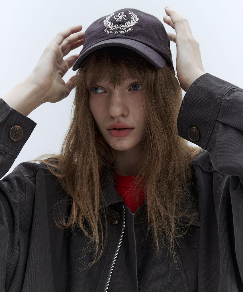 CITYBREEZE Laurel Logo Embroidered Ball Cap_2 Colors