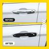 4X Glossy Black Door Handle Cover W/ Smart Key Hole For Toyota Camry 2018-2025 V