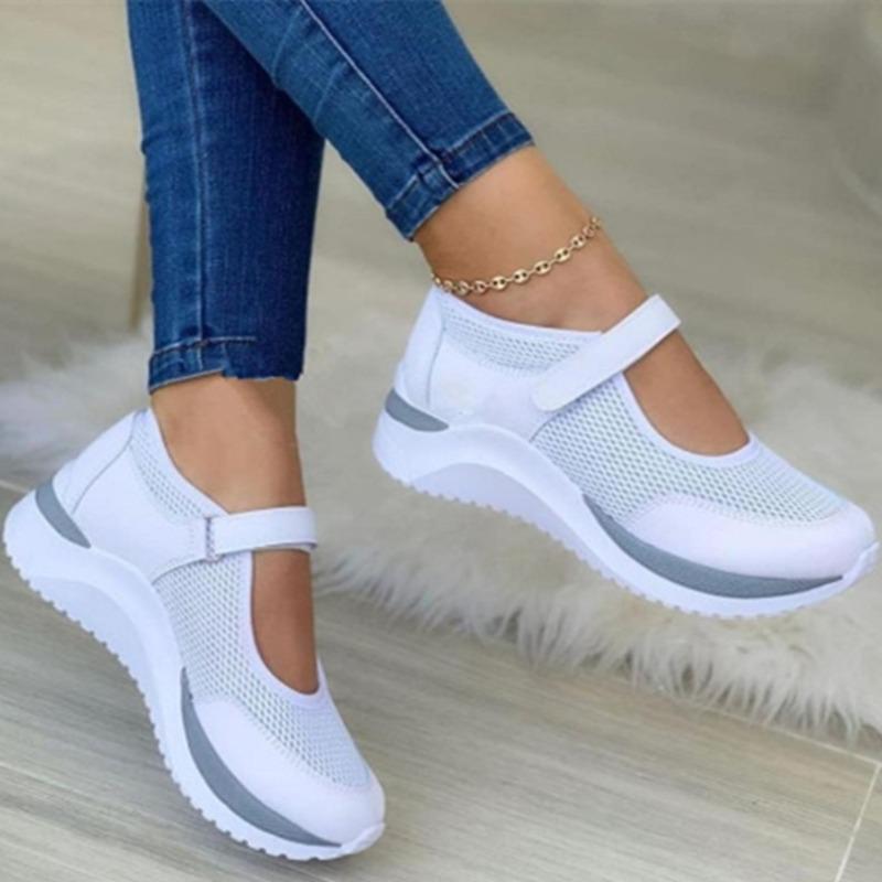 New Casual Shoes Women's Spring and Summer New Wedge Sneakers Velcro Casual Plus Size Women's Shoes