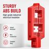 10pcs Single and Multi-Pole Safety Padlocks Energy Isolation Accessories  Industrial Safety