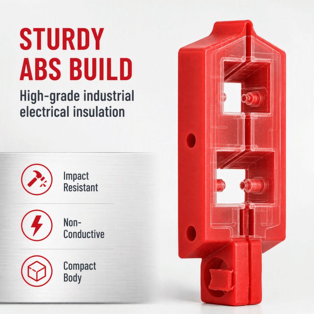 10pcs Single and Multi-Pole Safety Padlocks Energy Isolation Accessories Industrial Safety