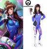 Overwatch Dva Cosplay Costume Jumpsuit Outfits Halloween Role Play Adult Kids