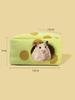 Cute Cheese Shaped Hamster Bed House, Hedgehog Hideout Nest Small Pet Winter Warm Cage Accessories