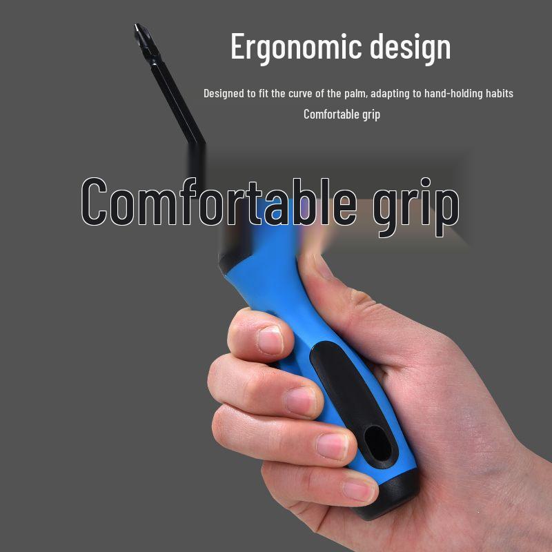 2-in-1 Multi-Functional Manual Screwdriver: Phillips & Flat-head