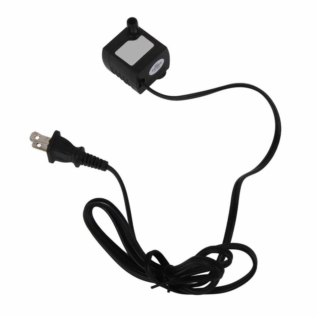 Pompe de Fontaine à Eau pour Animaux de Compagnie IPX8 Étanche Réglable Silencieuse Mini Pompe à Eau Submersible pour Chats