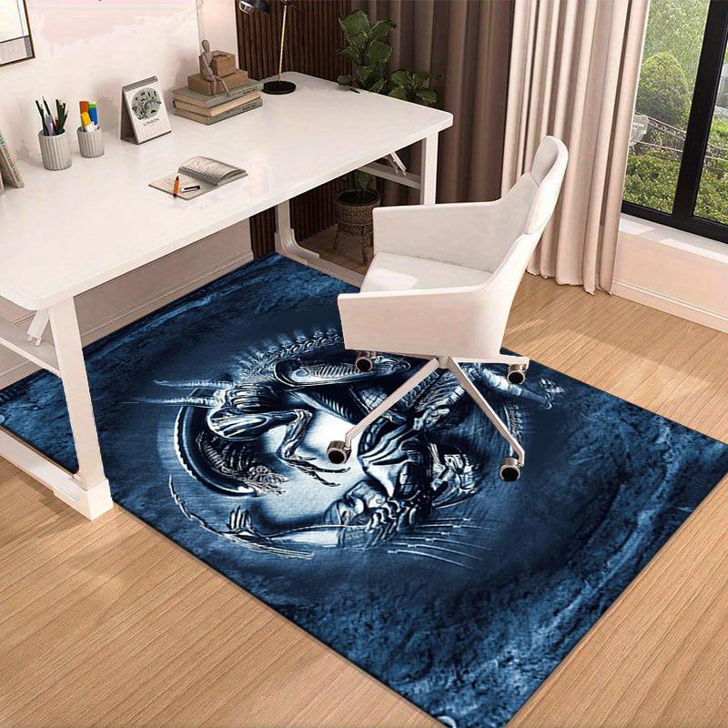 Alien horror Artwork Carpet, Chair Rug,Rug for Office Bedroom living rooms, Doormat decor Fan Gift Christmas Gift