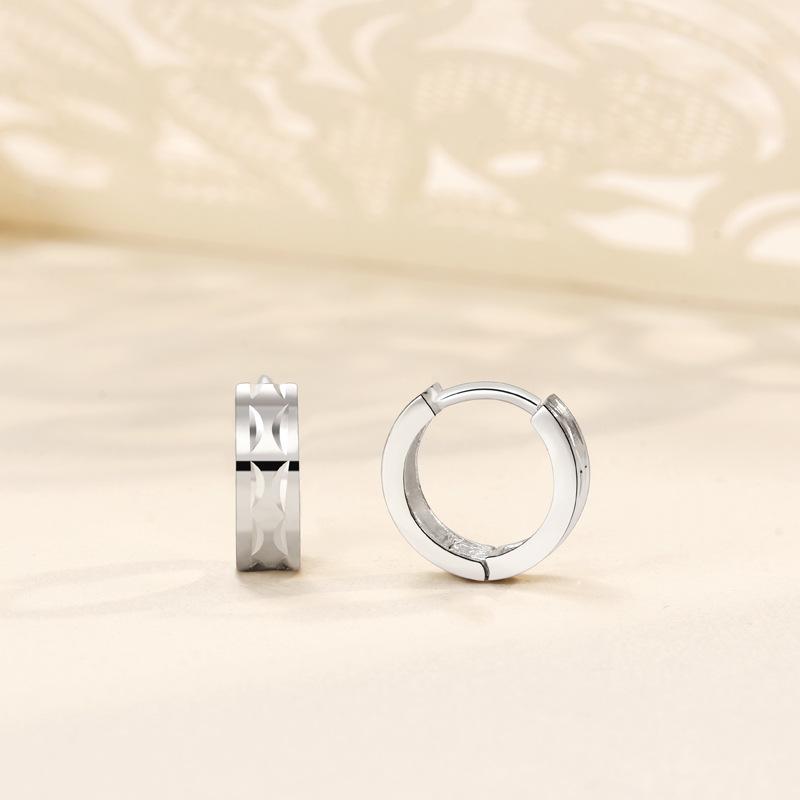 

Круглые простые серьги-пряжки для ушей женские индивидуальные автомобильные цветочные маленькие изысканные нишевые темпераментные серьги высокого класса