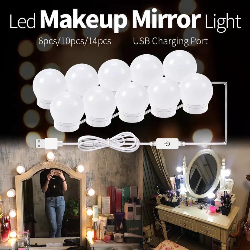 USB Dimmable Hollywood Vanity LED Mirror Bulb Light