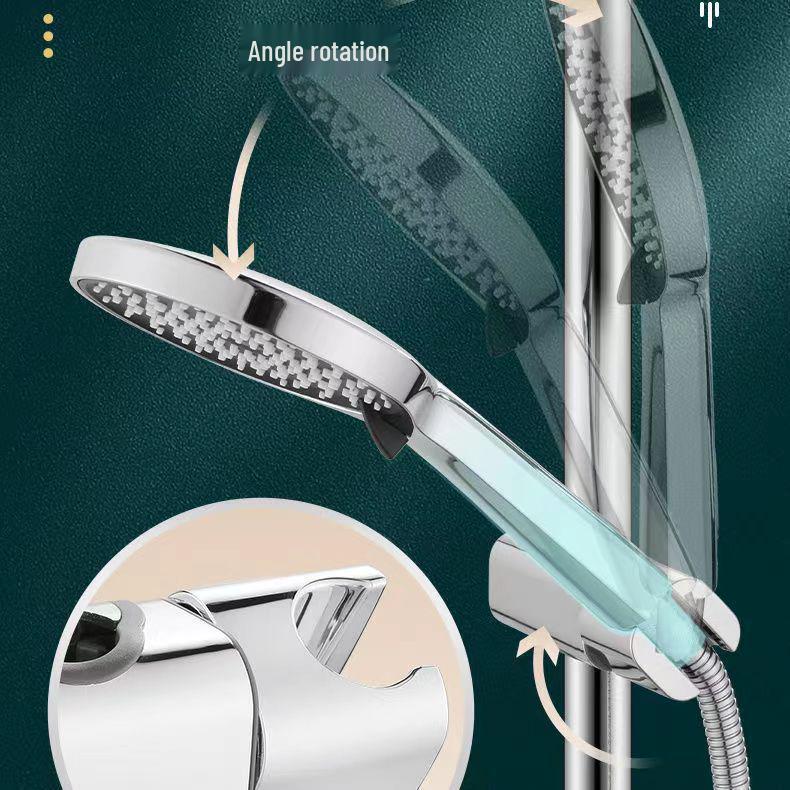 Universal Adjustable No-Drill Shower Head Holder and Slider Rod