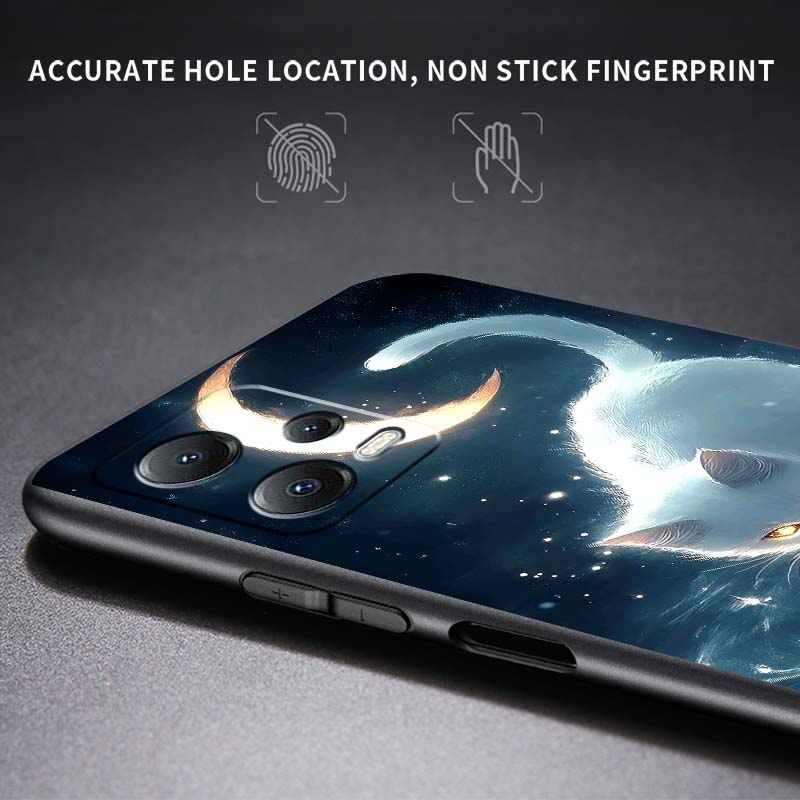 Cartoon Cat Cute For Xiaomi Redmi Note 15 14 13 12 12S 11E 11 11S Pro Plus 4G 5G Black Soft TPU Phone Case