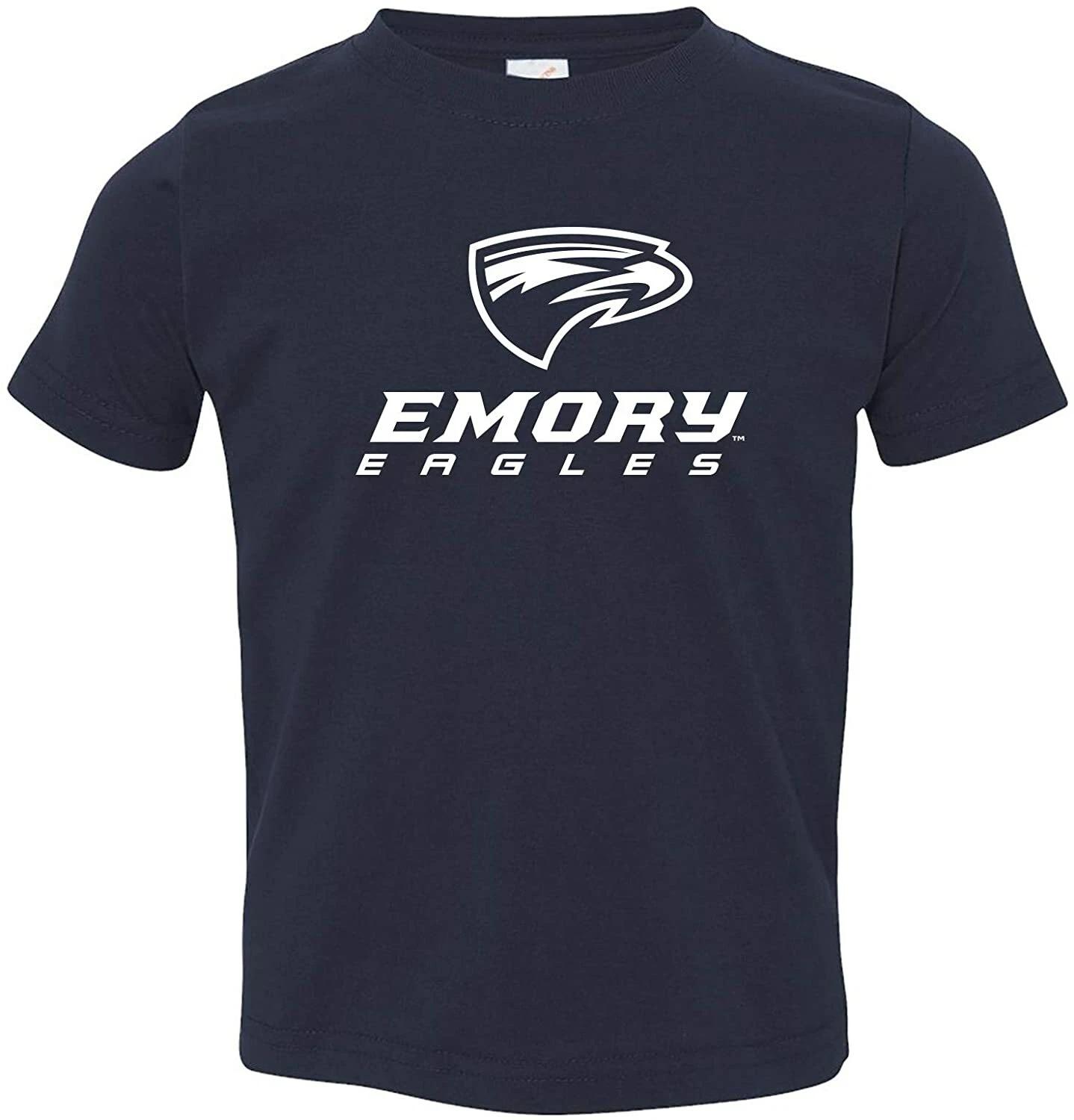 Emory Eagles Primary Logo University College Sports Toddler T Shirt - Navy 3XL
