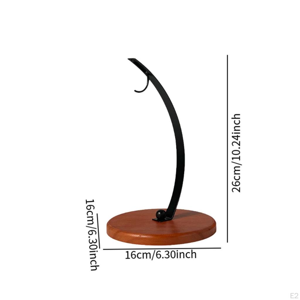 Bananenhalter Hänger Stabil Modern Hält Früchte Frisch Hakenleiste mit Holzsockel für Schlafzimmer