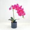Flower Pot Artificial Orchid Bonsai Multi-Bloom Artificial Faux Plants  Home Decor