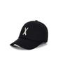 Bajal Va Applique Oversized Ball Cap Black