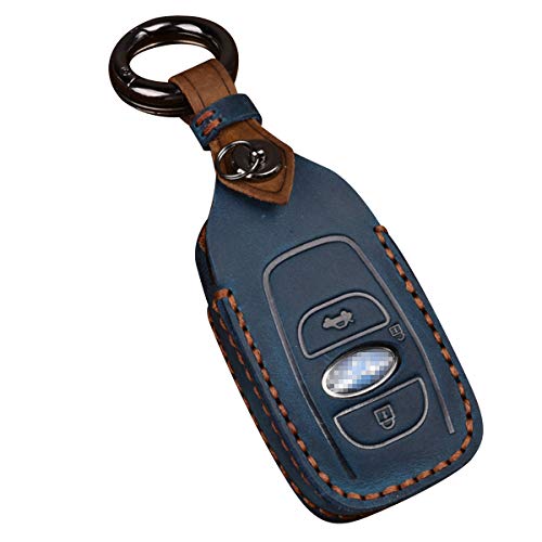 

[YANMW] Compatible with Subaru Key Case, Genuine Leather, Key Case, Key Cover, Flevorg, Legacy, B4, Impreza, G4, WRX, S4, STI, XV, Outback, Fores