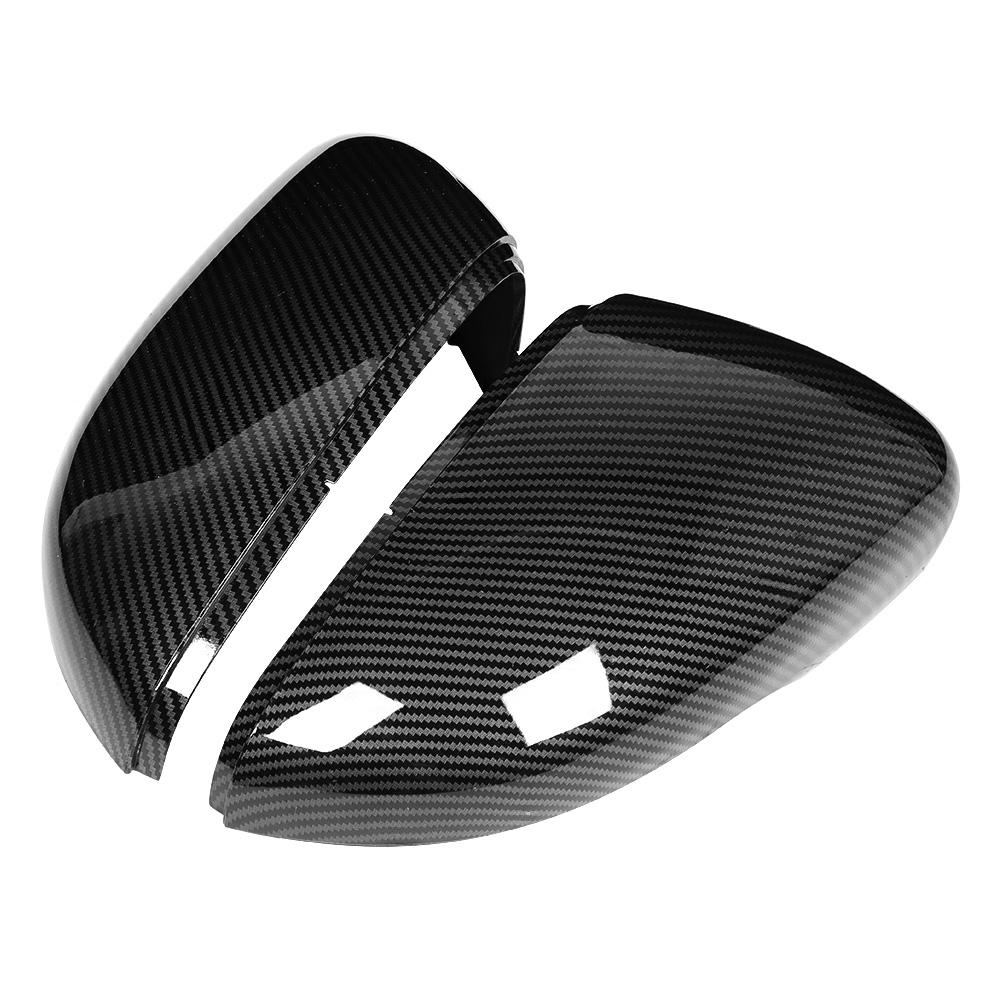 Buy ABS Carbon Fiber Print Side Rearview Mirror Cover Cap Fit for MK6