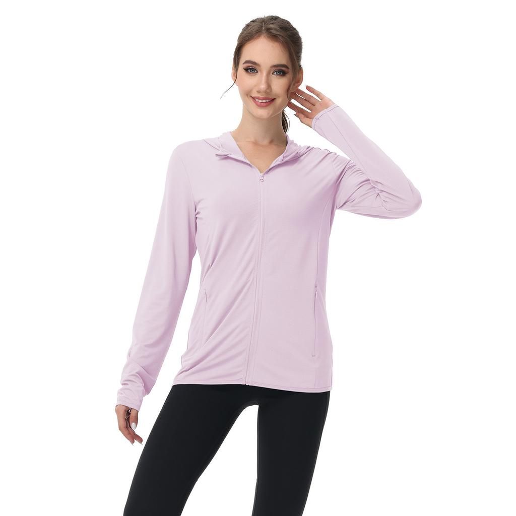 Summer Women's Sun Protection Clothing Large Size Women's Thin Jacket UV Protection Outdoor Long-sleeved Windbreaker