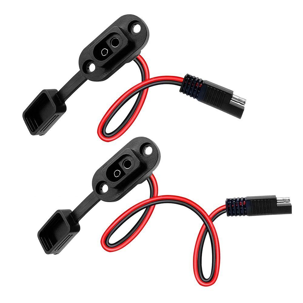 12AWG SAE Power Socket SAE Flush-Mountable Connector SAE Power Cord Socket Solar Panel Mount