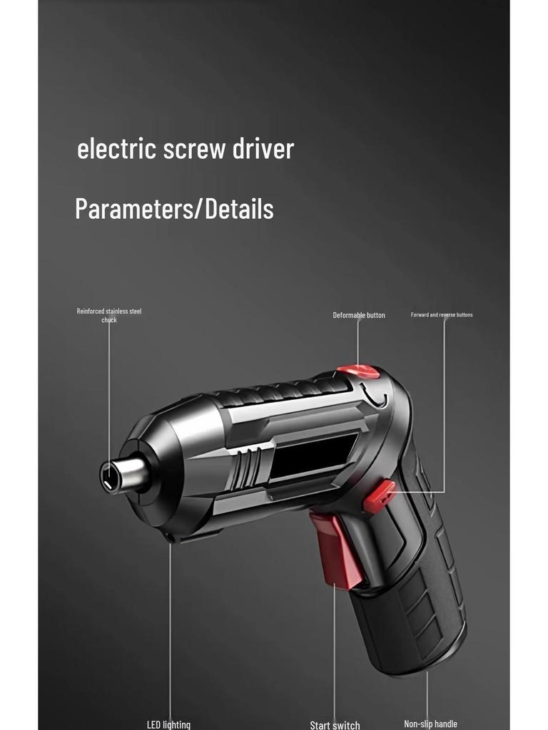 Rechargeable Multifunction Electric Screwdriver and Drill Set