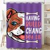Cat Space Shower Curtain Cosmic Galaxy Print For Bathroom Decor Waterproof Fabric Art Home Decoration Custom Size Available