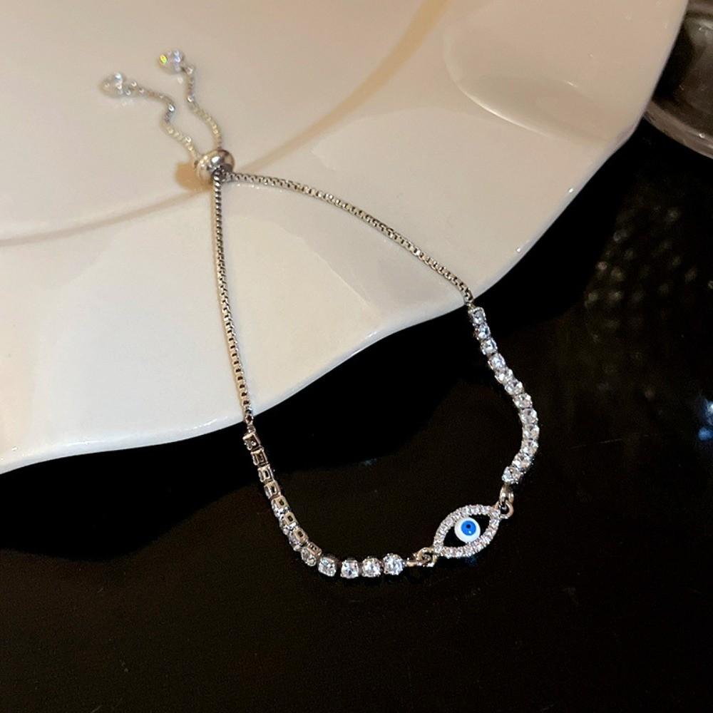 Luxury Vintage Glaze Devil's Eye Bracelet Devil's Eye Banquet Clothes Jewelry  Valentine's Day Gift
