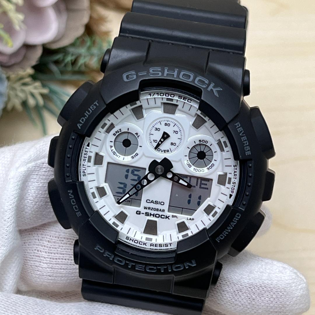 

[USED] CASIO G-SHOCK GA-100WD-1AJF Black & White