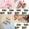 Elegant Cat Eye Flashy Luxury Nail Stickers Starry Sky Mini Size Xs S M L Manicure