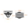 50pcs Car Plastic Rivet Bumper Fastener Clips For Jeep ( Grand )-Cherokee WK2 68172491AA 68271803AA 68395627AA 11571175 19352782