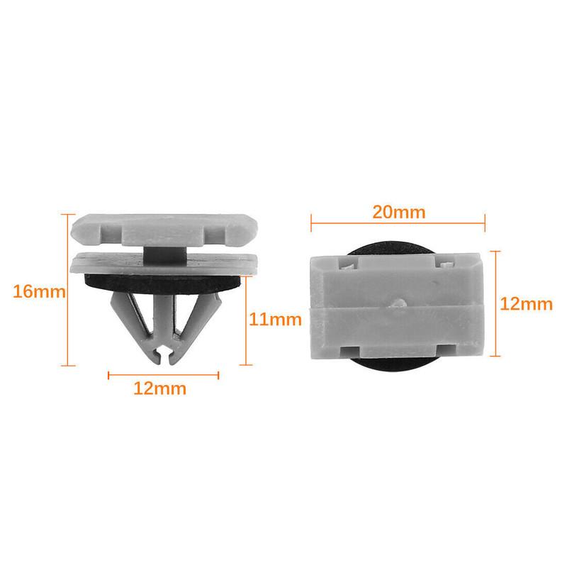 50pcs Car Plastic Rivet Bumper Fastener Clips For Jeep ( Grand )-Cherokee WK2 68172491AA 68271803AA 68395627AA 11571175 19352782