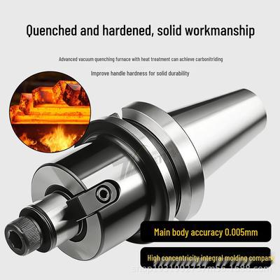 BT50-FMB22 Carburized Face Mill Holder, FMB32 Extended Tool Holder: High-Precision, Shock-Resistant, Hardened for Machining Centers
