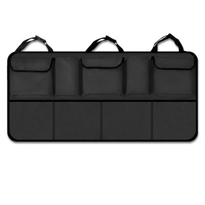 Car Trunk Organizer Adjustable Backseat Storage Bag Net High Capacity Multi-use Oxford Automobile Seat Back Organizers