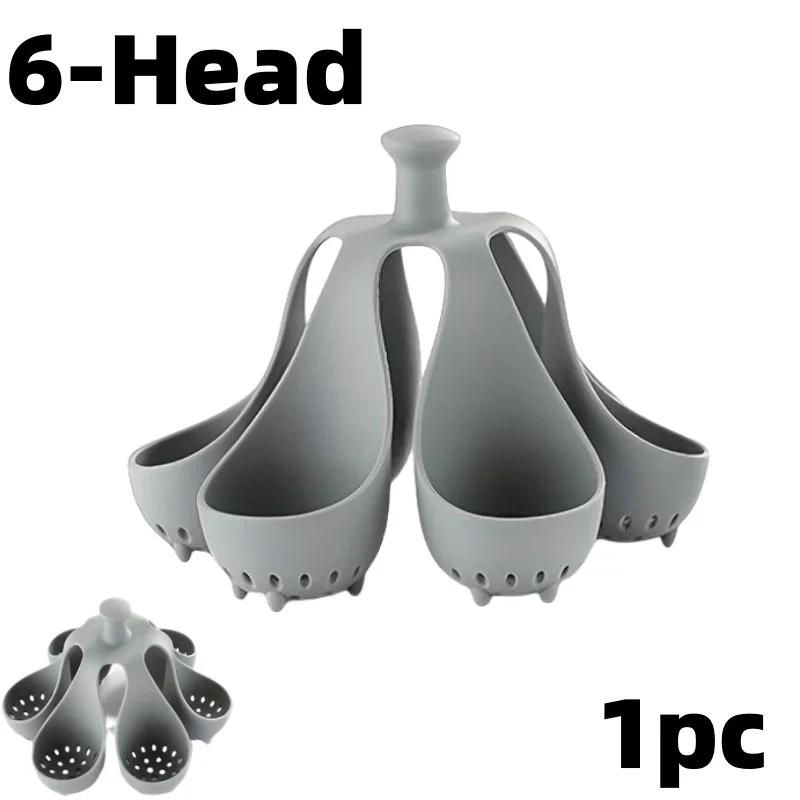 4/6 Holes Egg Cooker Silicone High-Temperature Resistant Egg Cooker Home Boiled Egg Support Bracket Kitchen Steamed Egg Tray
