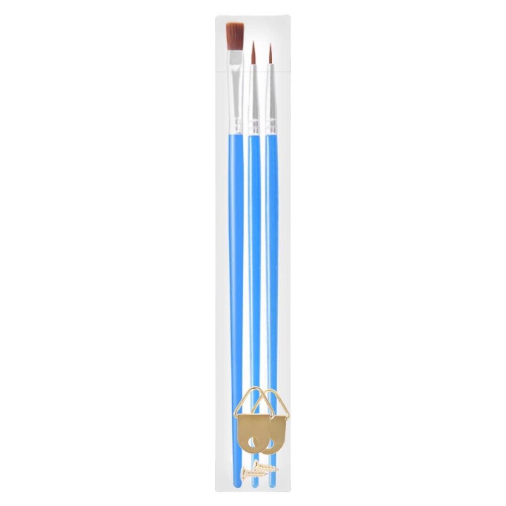 Digital Oil Painting Set: 3-Piece Children's Doodle and Coloring Paintbrushes.