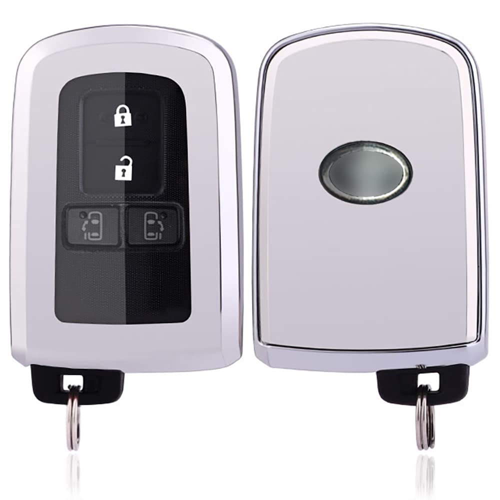 Key case for Toyota Harrier 60 series Noah 80 series серебряный