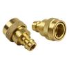 Brass Aircon Adapter Set 2PCS for R134A and For R1234YF High Low Pressure Use