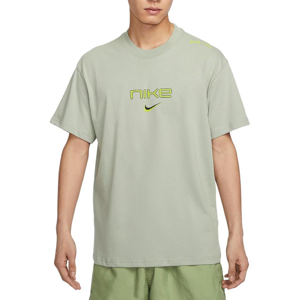 Nike Sportswear Crew Neck Pullover Short Sleeve T-Shirt Men Tops Horizon-Green FZ5416-370