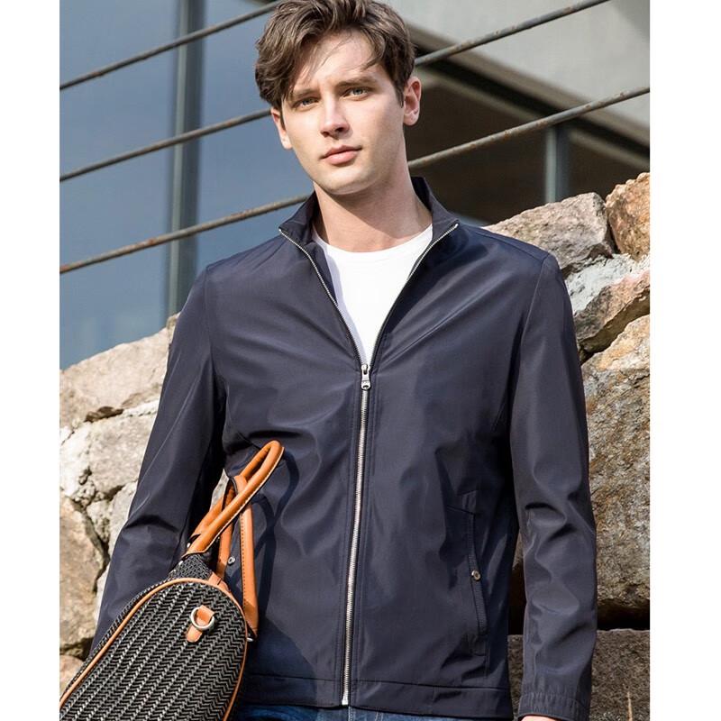 

YILITON Men s Casual Stand-Collar Jacket 170