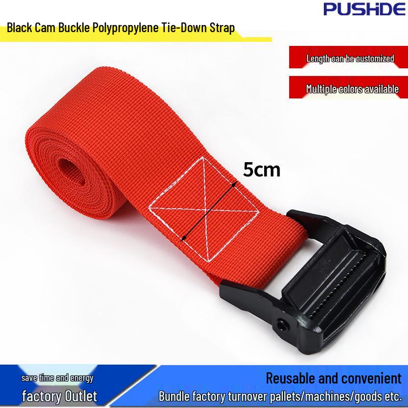 Zinc Alloy Cam Buckle Polypropylene Strap for Cargo Tie-Down