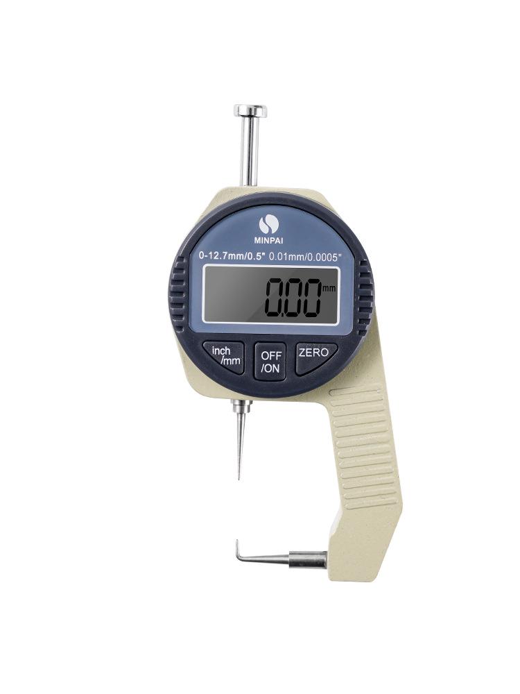 High Precision Digital Micrometer: Steel Pipe & Flat/Bent Pointed Head Thickness Gauge