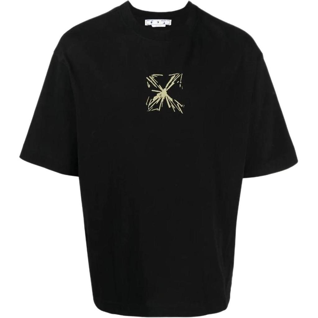 OFF WHITE SS23 T-Shirt Herren Schwarz OMAA120S23JER0021017