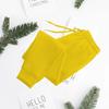 Men Solid Color Casual Sweatpants Drawstring Elastic Waistband Pockets Sport Pants Wide Leg Jogging Pants