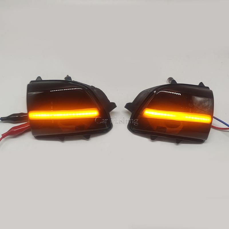 LED Dynamic Turn Signal Light Side Mirror Sequential Lamp Blinker Indicator For Volvo XC70 2007-2015 XC90 2007-2014