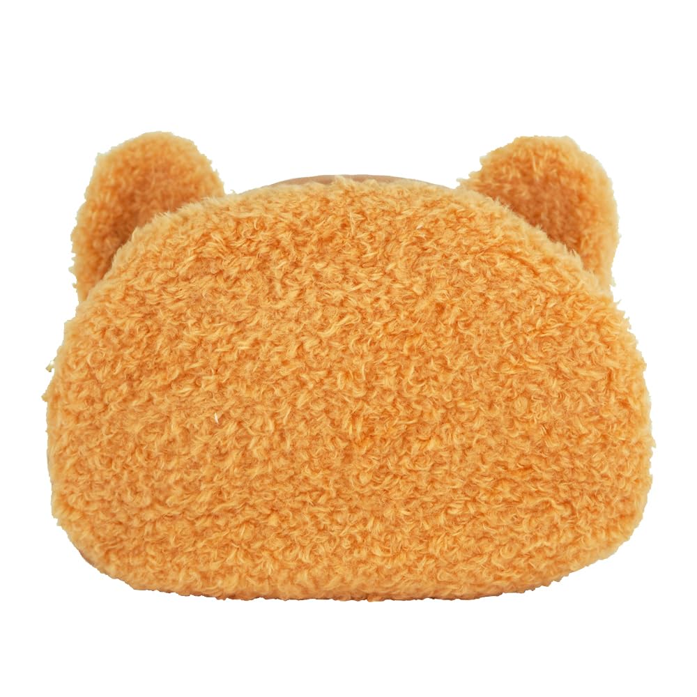 Sunlemon Fluffy Watton Pouch Fox BR 14 X 5 X 11 Cm Miscellaneous Goods and Small Items Case with Gusset and Zipper Animal Fox P-9462